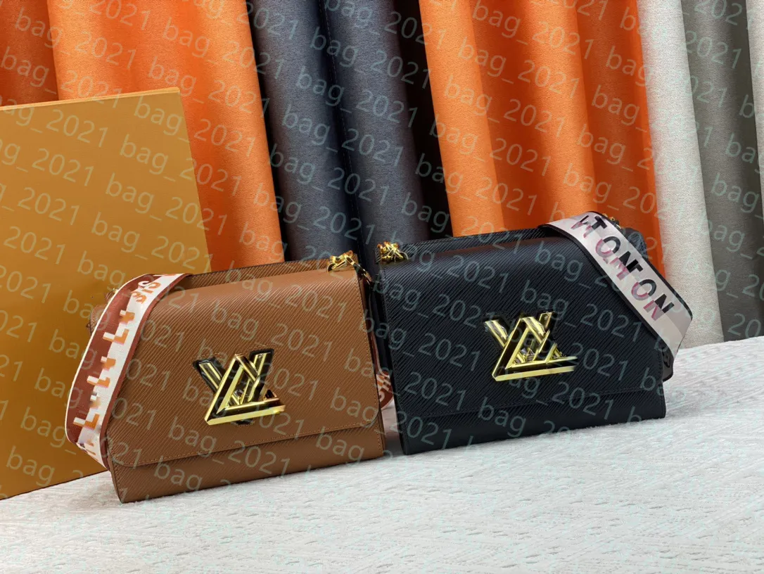 Top M21554 M21555 Twist Lock Bag Shoulder Bag Crossbody Woman Fashion  Luxury Designer Epi Leather Messenger Bag Chain Handbag Tote Purse Pouch  Fast