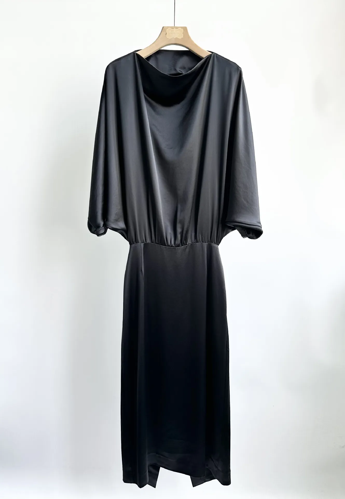 chinese dress ladies Gothic Lace V-Neck Long Dress with Batwing Sleeves main image 1