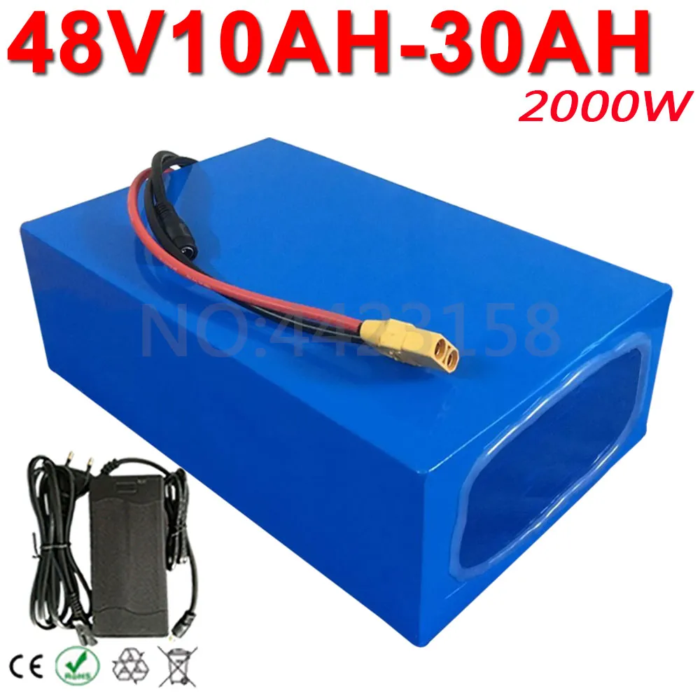 48V E Bike 48V 1000W 1500W 2000W 30AH BAFANG ELECTRICE 48 Вольт 20AH 25AH 35AH 18650 EBIKE LITIMIUM ION BATTED BICYCLE.