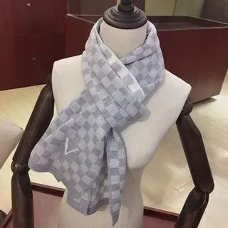 مصمم Cashmere Mens For Woman Stoles Grid 180-30cm مصمم أزياء غير رسمي للنساء مينز من المصممين الفاخرة الكلاسيكية