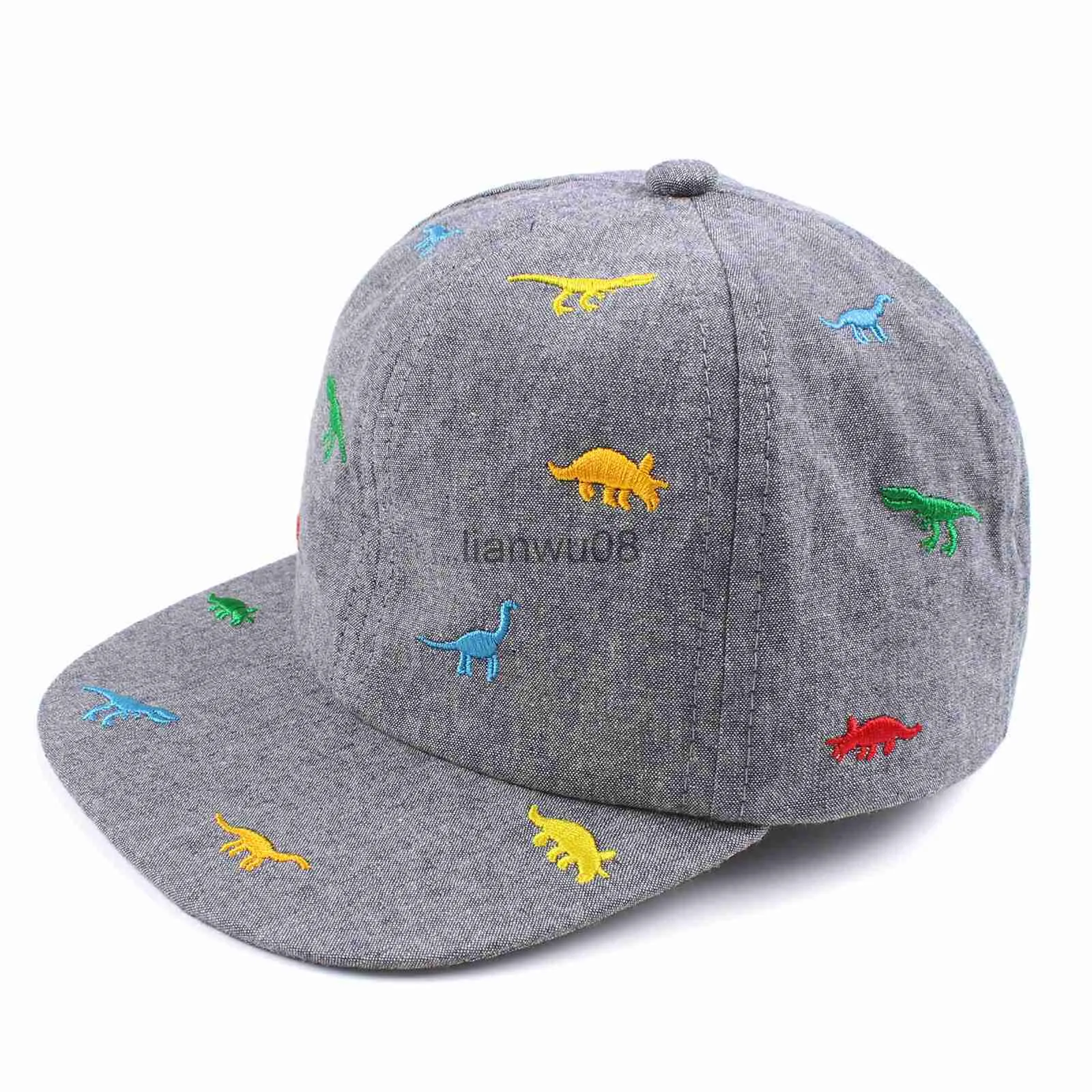 Caps Hats Embroidery Dinosaur Cap For Boys Toddler Summer Sun Protect Baby Hat Kids Baseball Cap Cartoon Baby Boys Sun Truck Hat Cotton x0806