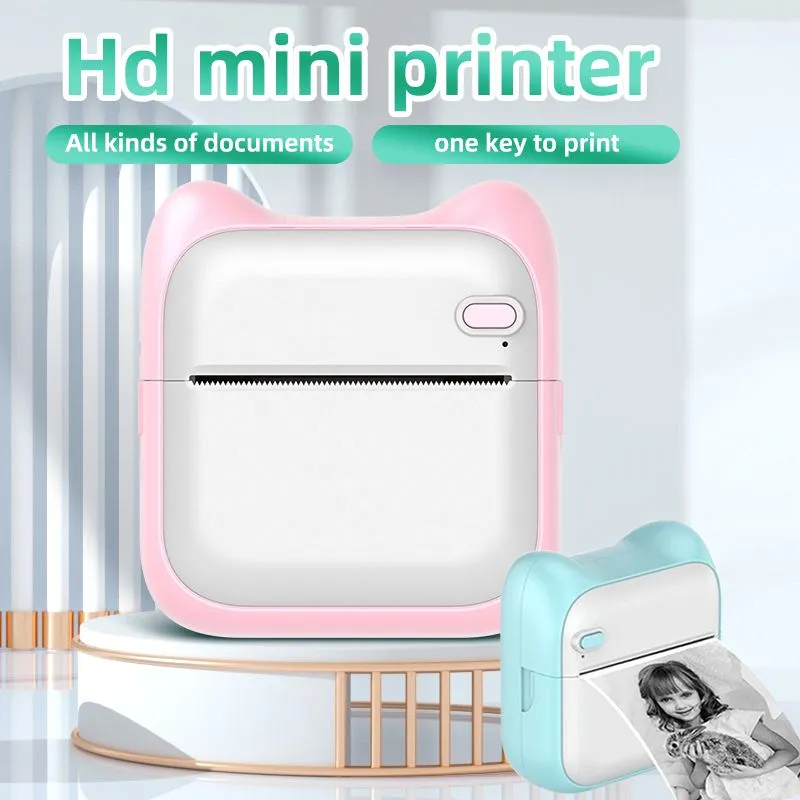 Portable Photo Printer Mini Sticker Printer For IOS... From Zw35255ww ...