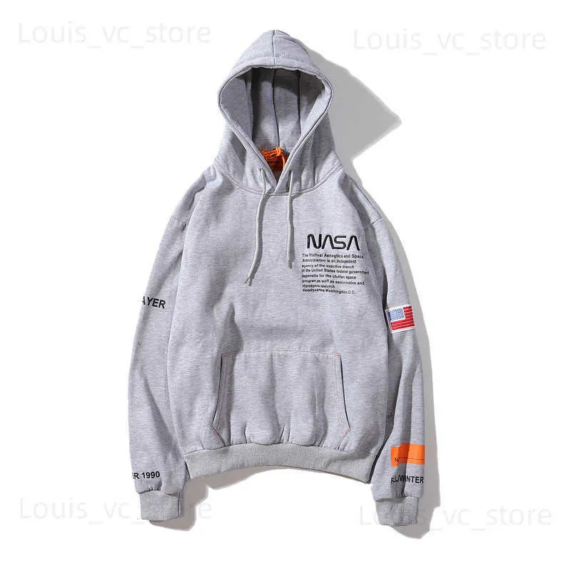 Hip Hop NASA Hoodie Embroidered Space Print Sweatshirt Oversized Cotton Sweater From Louis vc store Vendor 6.79 DHgate.Com
