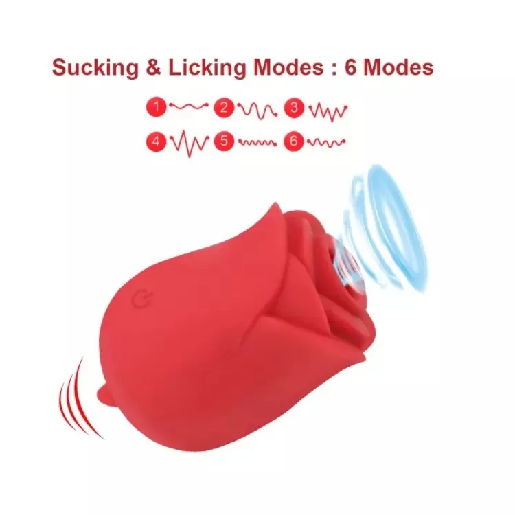 Vibrateur rose lècheur et suceur pour stimulation féminine_voghion.com