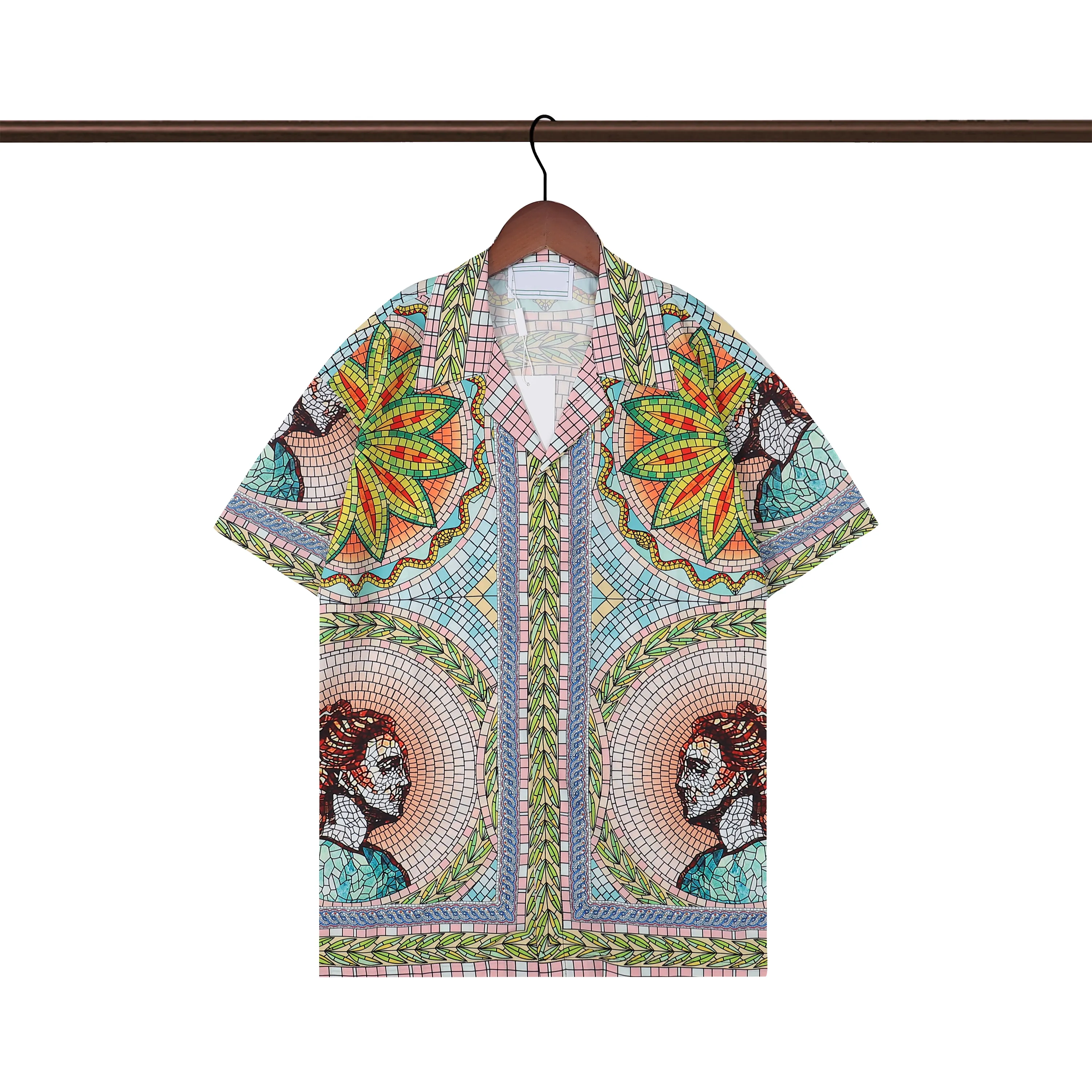 Chemises imprimées pour hommes chemise boutonnée de créateur chemise hawaïenne de mode chemises de plage d'été