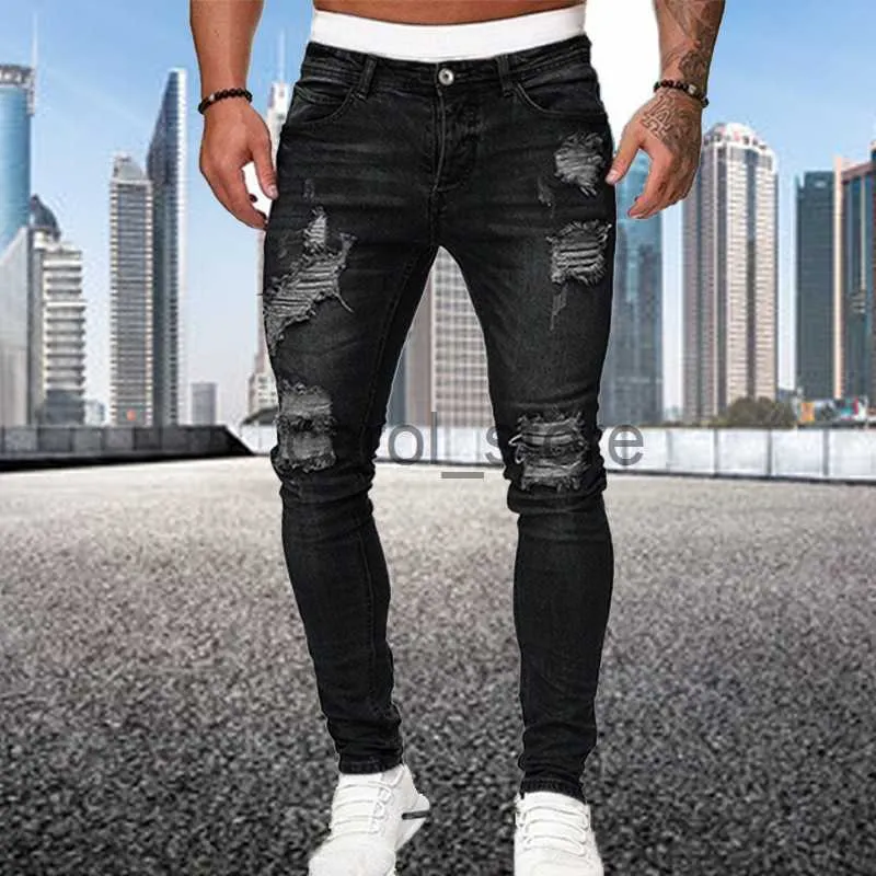 Regular Fit Men Ripped Jeans, Black at Rs 900/piece in Asansol | ID:  2849495272733