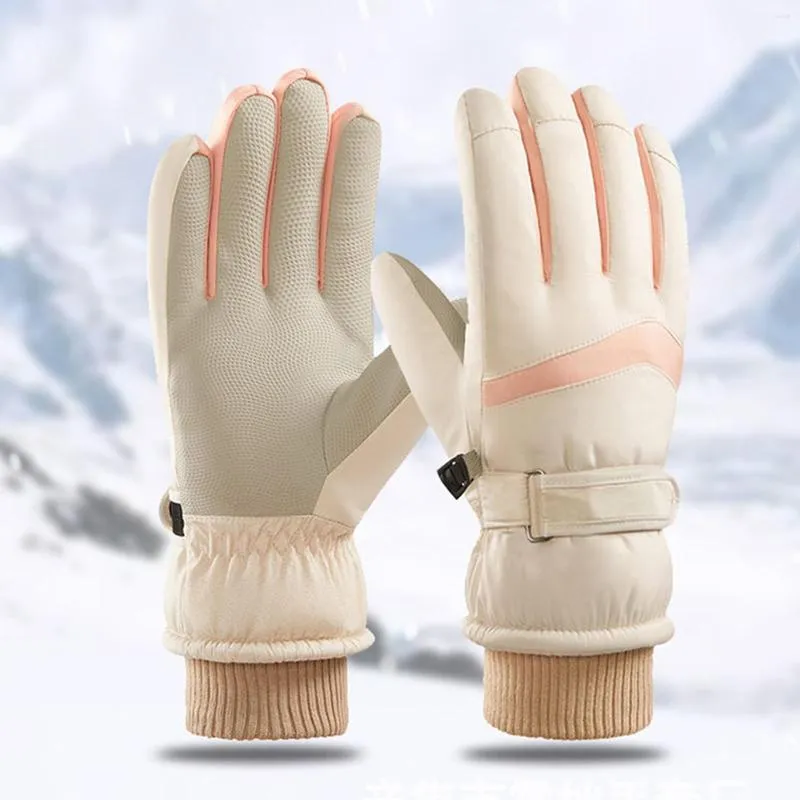 Gants Cyclisme Hiver Cuir Premium Travail Et Ski Alpin Moufle Homme Femme  Moto Du 16,81 €