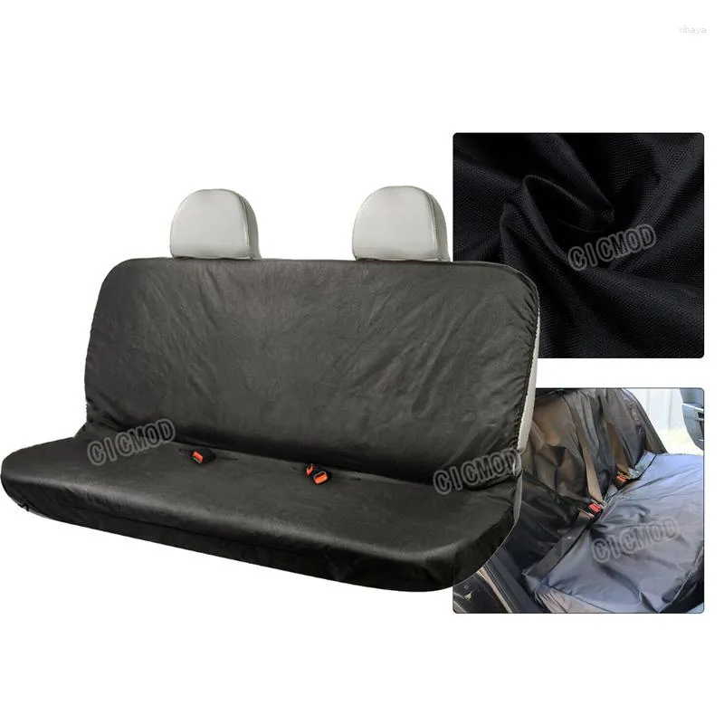 Car Seat Cover Heavy Duty Waterproof Rear Back Black Pet Dog