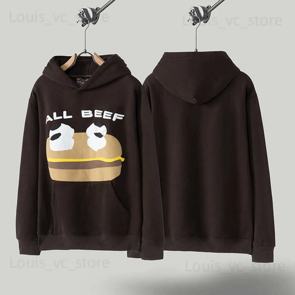 Plant print loose casual sweatshirt 2025