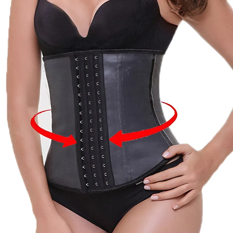 US Women Corset Waist Trainer Cincher Body Shaper Long Torso Weight Loss  Girdle