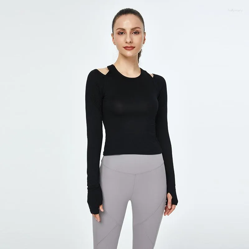 Seamless Long Sleeve Active Henley Shirt Women For Women S XL Sizes, Ideal  For Fitness, Running, Yoga, And Workouts From Hollywany, $26.65