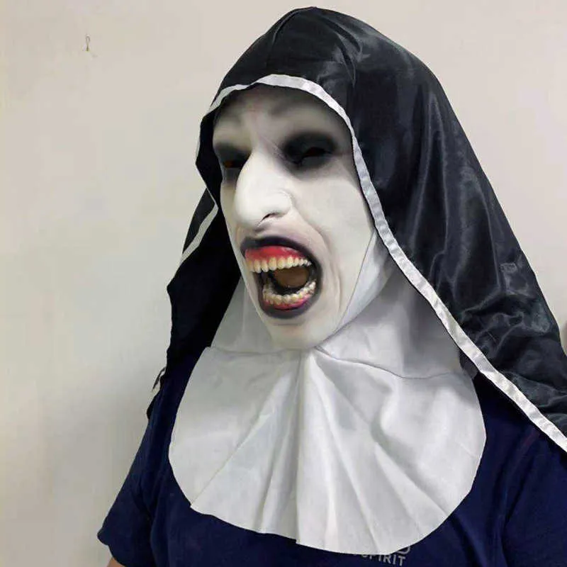 CGMGTSN-máscara de bruxa velha feia para mulheres, cosplay assustador,  látex com cabelo, capacete, traje de festa de Halloween, adulto - AliExpress