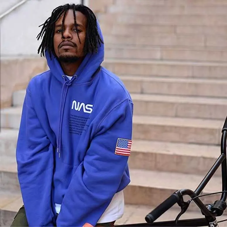 Nasa embroidered hoodie hotsell