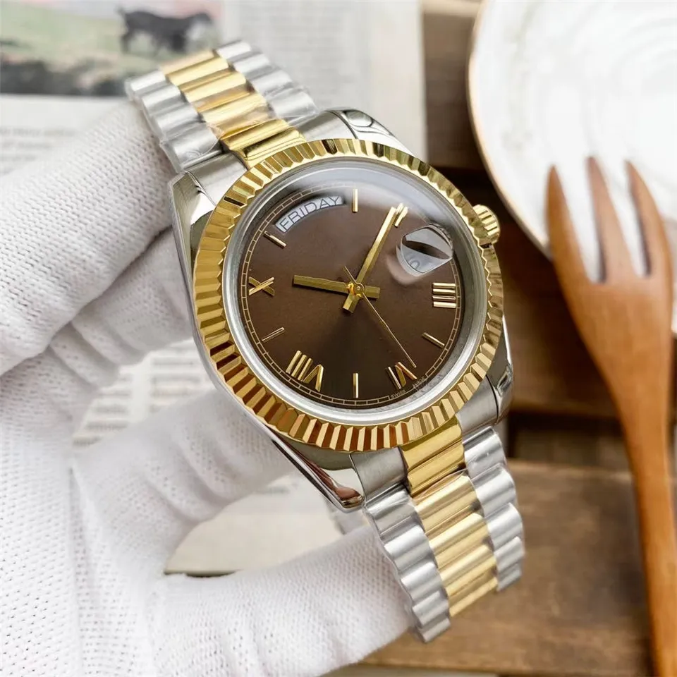 Mens Women Designer Day Date Watches High Quality Date Just Automatic Watch Men Designer Oyster Womens Wristwatch Oologio Classic Wristswathes Wholesale