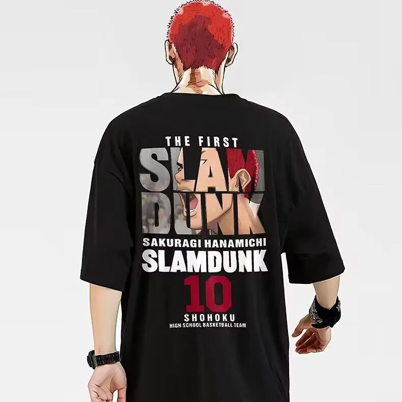 2023 Ny Slam Dunk Master T-shirt Joint Name Around Sakuragi Hanagawa Toshikaichi Mitsui Loose Basketball T-Shirt Size S-3XXXL