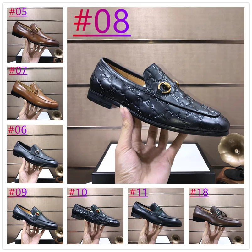 35 Stil Tasarımcı Erkekler G Erkek Tasarımcı Elbise Ayakkabı Gerçek Deri Moda Ayakkabıları Adam 2021 Bahar Sonbahar Ofis Carrer Düğün Rahat Stil Boyutu 38-46
