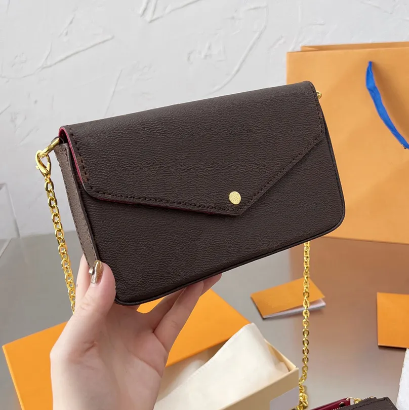 Tasarımcı Çantalar Kadın Omuz Çantaları Crossbody Deri Klasik Marka Lüks Tasarım Çantası Messenger Bayan Çöp Pochette