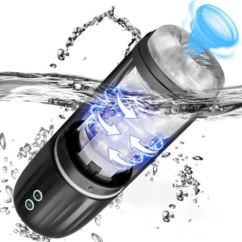 Massagegerät Automatischer männlicher Masturbator Saugmaschine Teleskopkolben-Masturbationsausrüstung für Männer Erwachsene Waren Ipx8 Wasserdicht