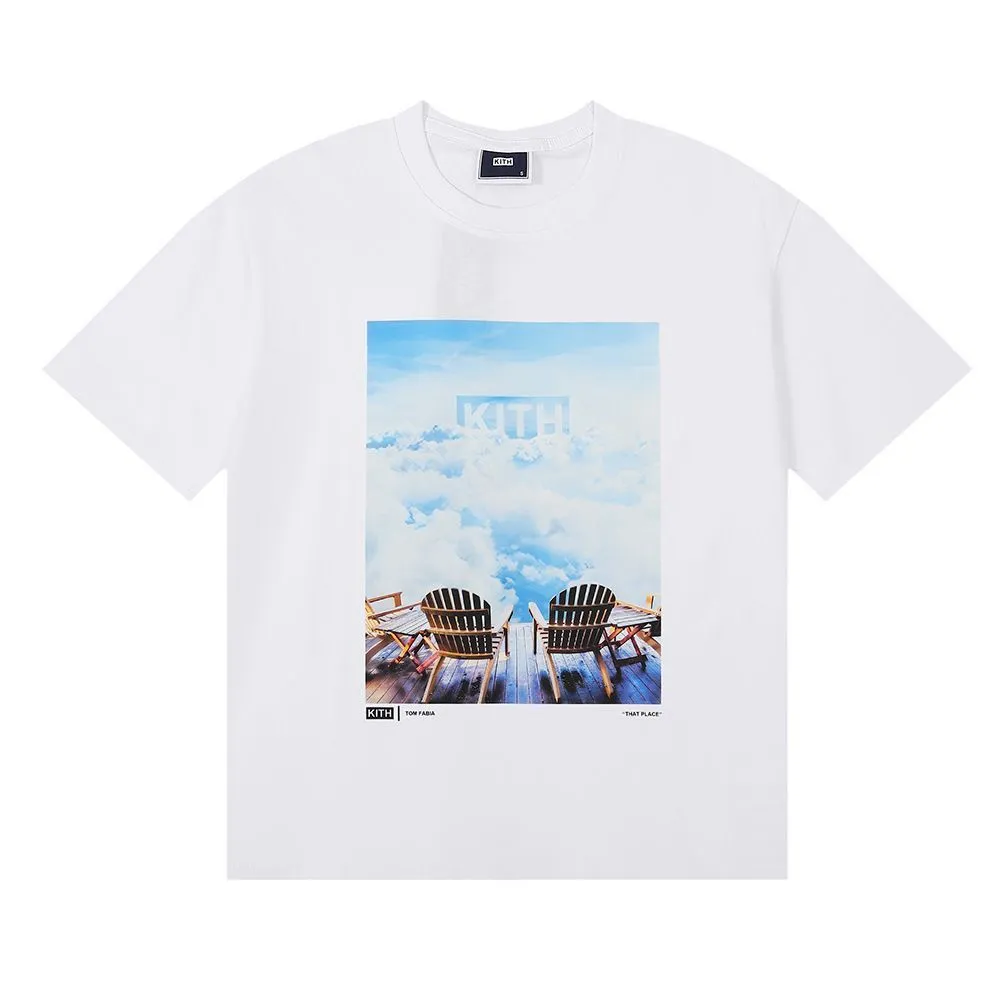 Designer Kith x Ksubi Letter Tee Washed Cotton Crop Streetwear Qualité T-shirt T-shirts graphiques pour hommes Vintage Mens Vêtements oversize a113