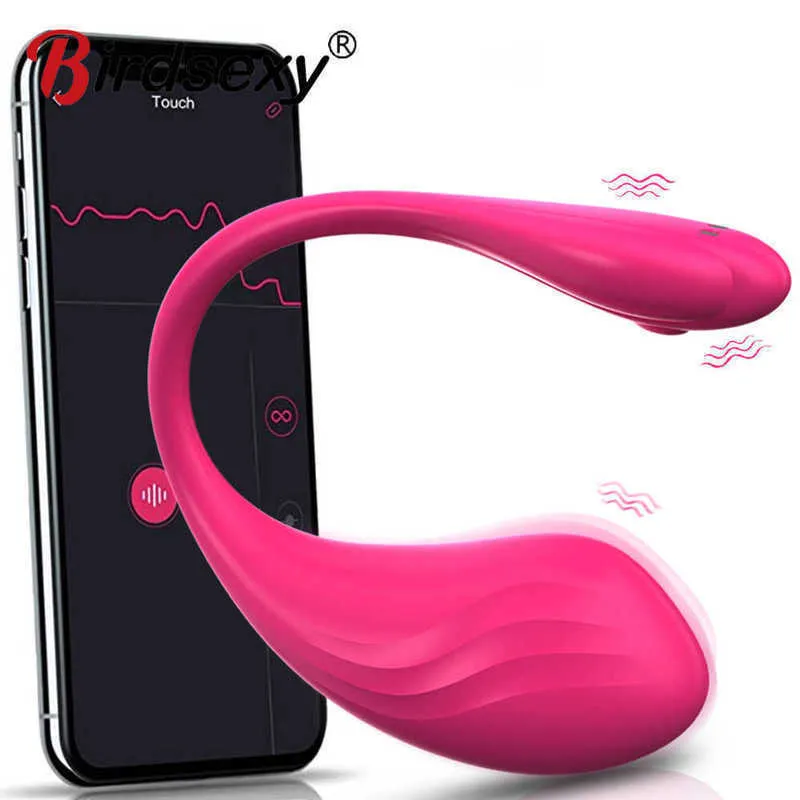 Massager Wireless Bluetooth Dildo Vibrator voor vrouwen Remote App Dual Control Wear Vibrating Vagina Ball slipje volwassen 18