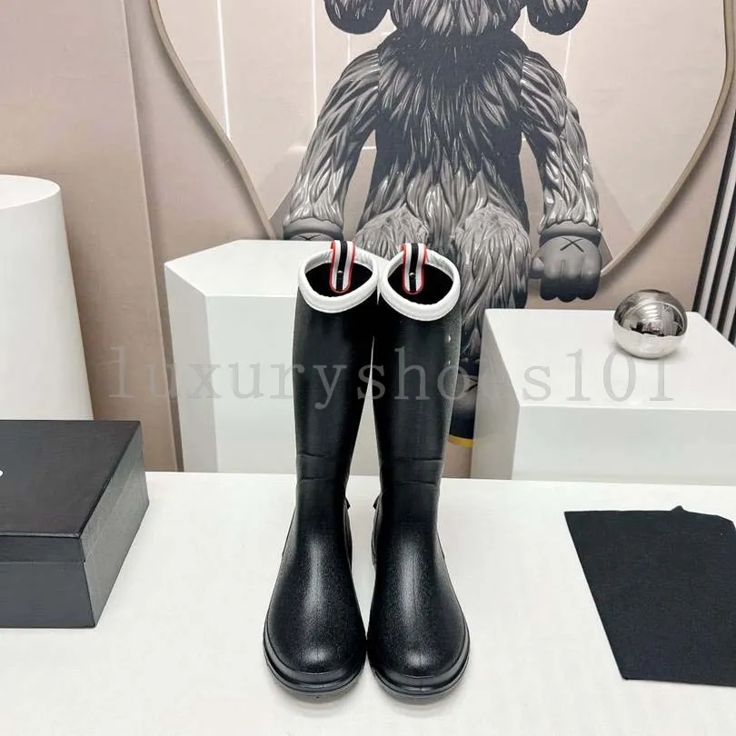 Rain Boots Stivali Per Pioggia Donna Stivali Da Pioggia Neri Da