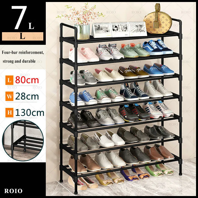 Portaoggetti Rack Scarpiera Semplice Scaffale In Metallo Calzature  Soggiorno Salvaspazio Scarpe Organizer Stand Holder Nero 230807 Da 29,06 €