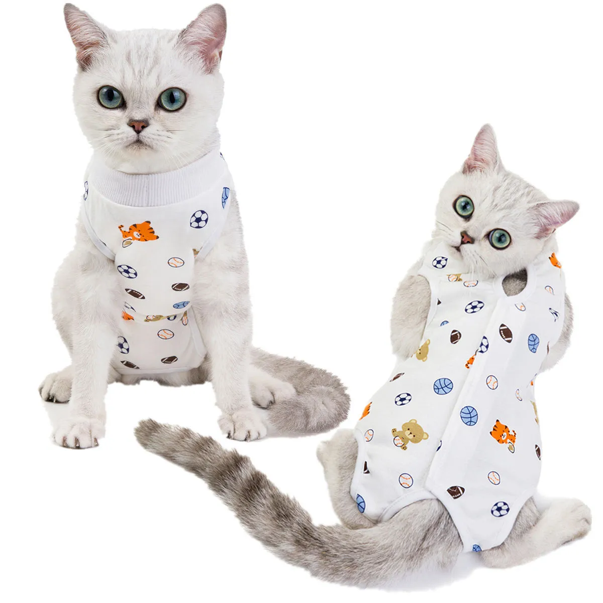 Cotton Pet Surgery Rehabilitation Clothing Post Operative Cat Surgical Gown Sterilization Clothing