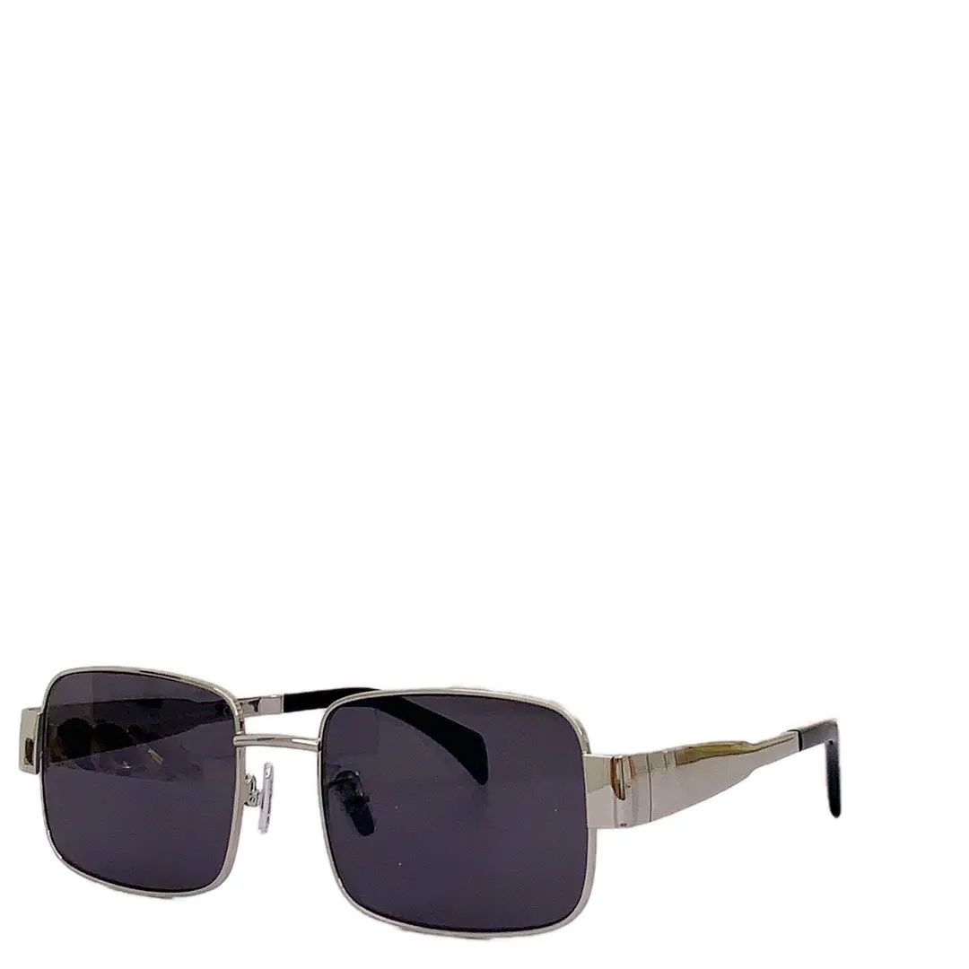 Óculos de sol femininos para mulheres, óculos de sol masculinos, moda masculina, protege os olhos, lente UV400, com caixa e estojo aleatórios 40237 11