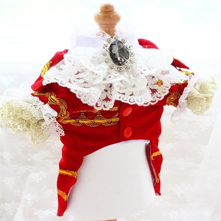 Ручная роскошная собачья одежда для любимой одежды для костюма смокинга в европейском стиле кортеж