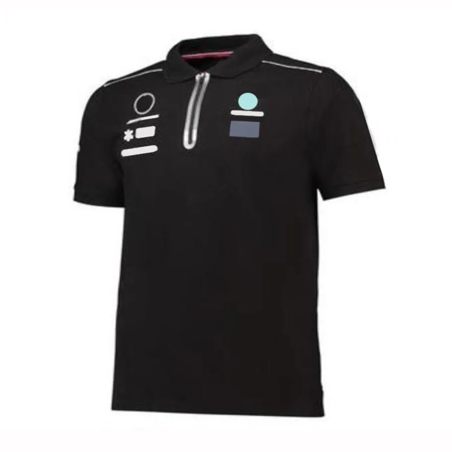 2021 F1 série de voitures personnalisées LOGO à manches courtes co-marqué POLO costume de course t-shirt équipe formule 1 costume de ventilateur de voiture à séchage rapide respirab284u