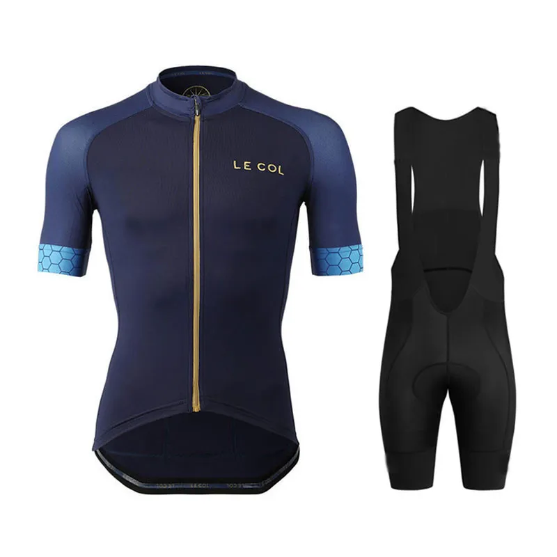 مجموعة جيرسي الدراجات 2023 وصول Summer Men S Le Col Sleeve مجموعة Mountain Mtb Race Suity Suit Ropa de Ciclismo 230807