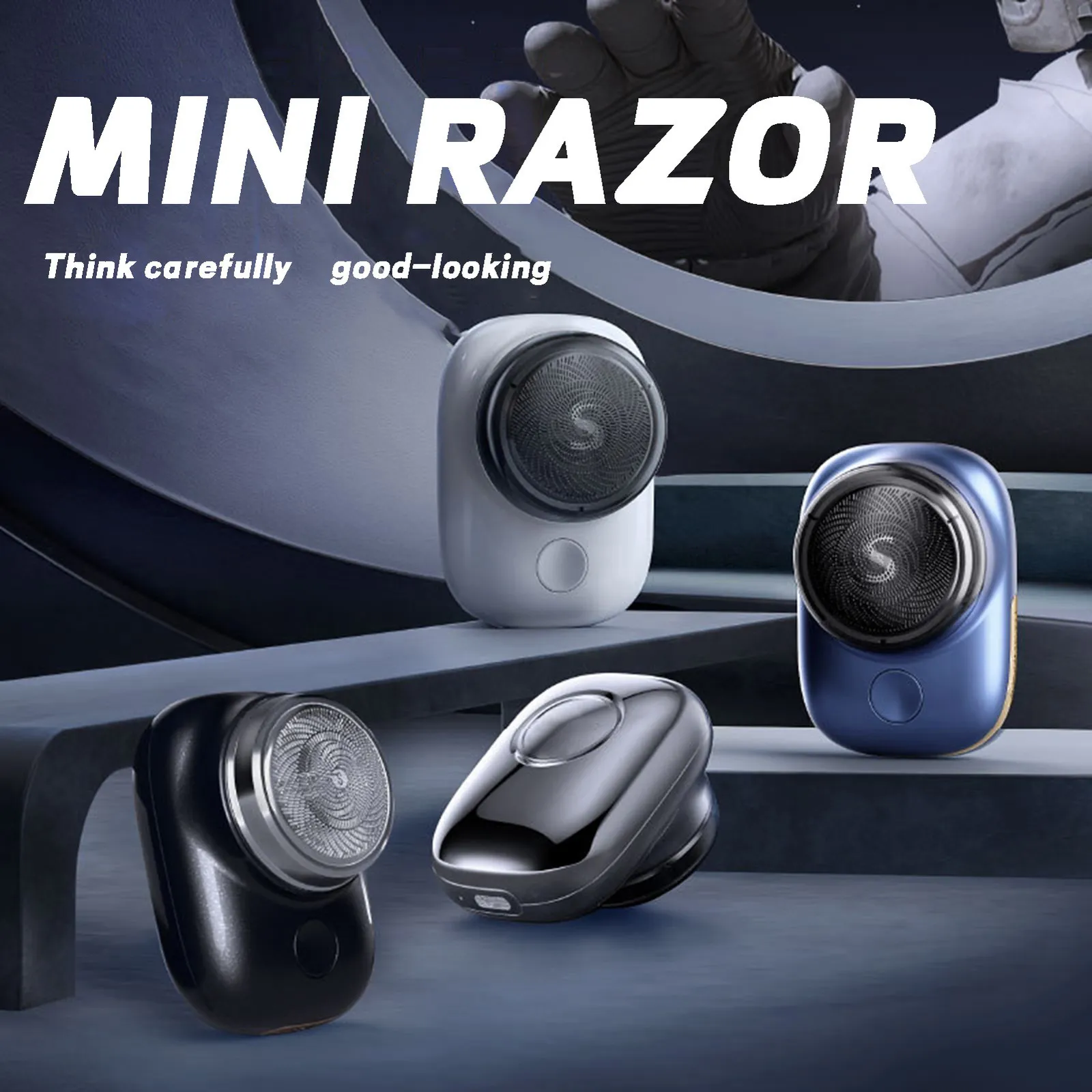 Blades Blades Mini Shave Electric Shaver Micro Vibration Bass Motor, подходящий для домашнего автомобиля NIN668 230807