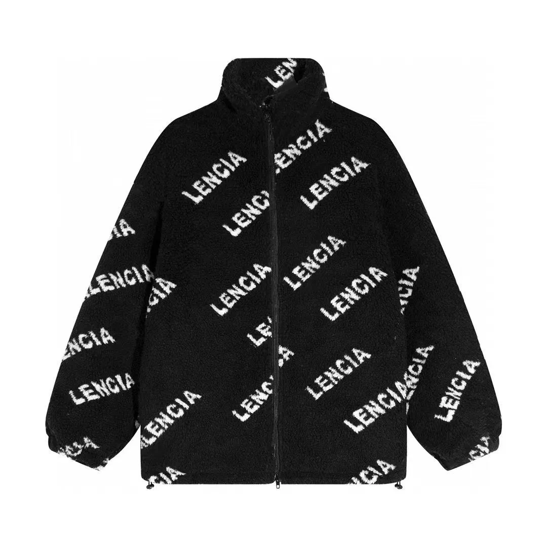 Winter Wool Balencigaly Mens Coat Designer Autumn Keep Jacket Wa Men Parkas Women and Jackets Fashion Warm Classic Top Letter Lamb