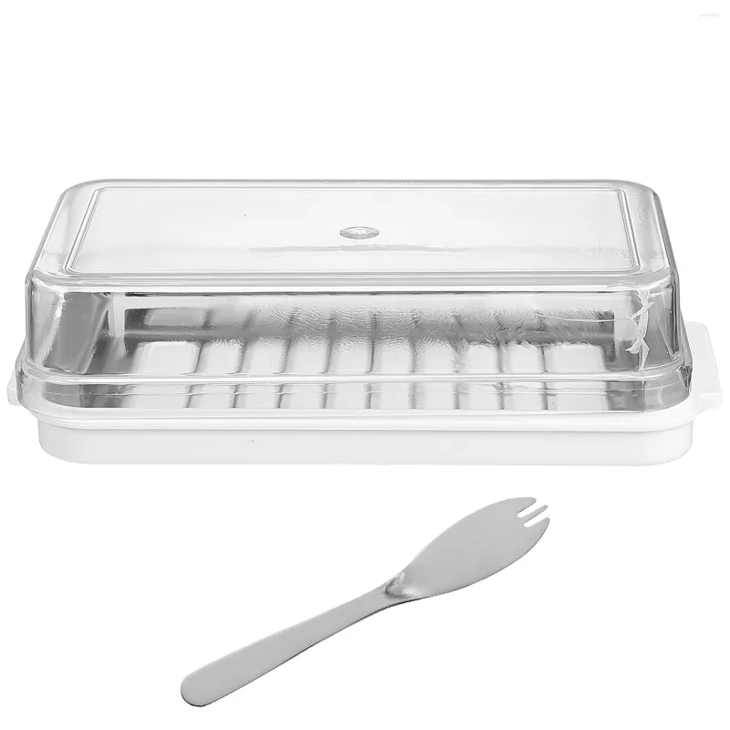 Geschirr Sets Butter Crisper Home Geschirr Box Besteck Kunststoff EL Haushalt Lagerung Slicer