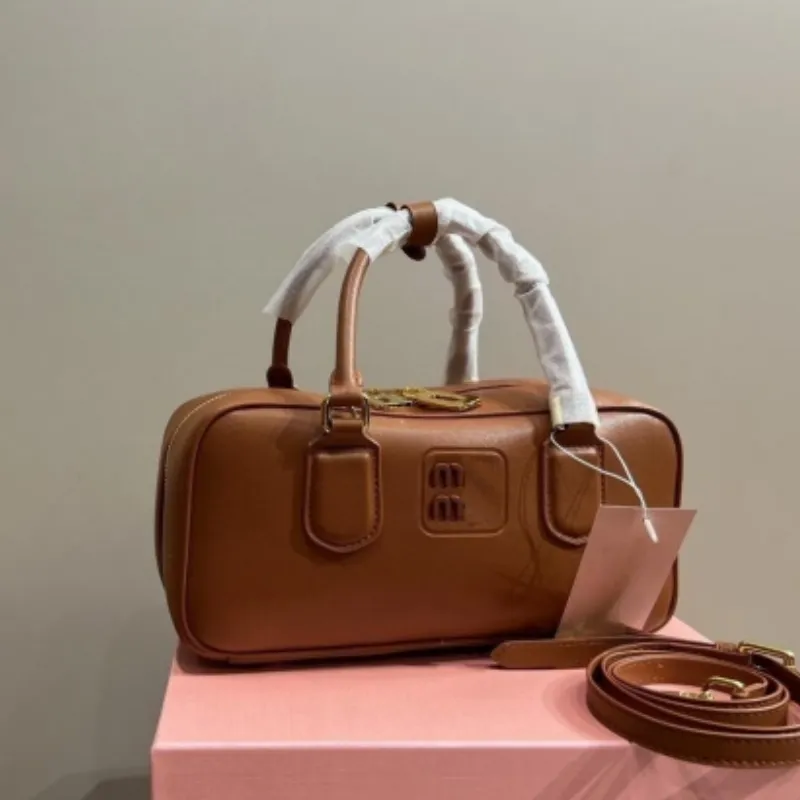 Bolso de diseñador de lujo Plegable perla bolsa de almohada portátil bolso de cadena bandolera bolso de hombro bolso de mano mujer moda Caja de polvo wallte de cuero de alta calidad