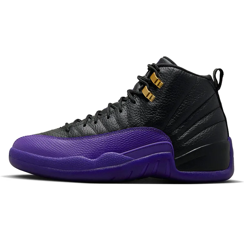 Jumpman 12s Basketball Shoes Purple Field Cherry Black Orange