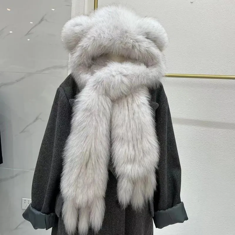 Scarves for Women Winter Knitted Genuine Fur Hat Scarf Brand Fluffy Vap  Muffler High Quality Poncho from Dhgate Scarves - price 132.12