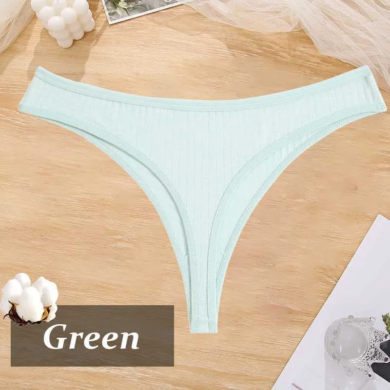 Women Seamless Cotton Panties Sexy Underwear Low Waist Bikini Thongs Solid  Color Underpants Female Breathable G-String Lingerie - AliExpress