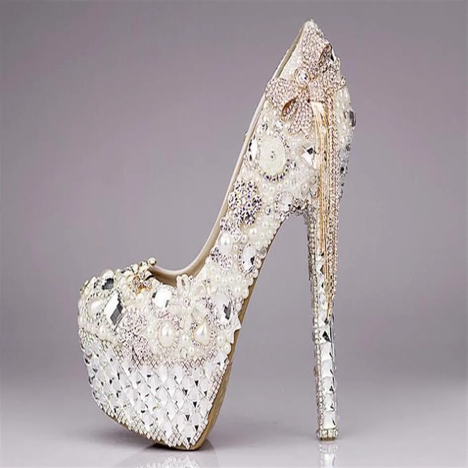 Высококачественные роскошные элегантные кристаллы и жемчужина свадебное платье свадебные туфли хрустальная бриллиантовая туфли на низких каблуках женская леди платье SH195G