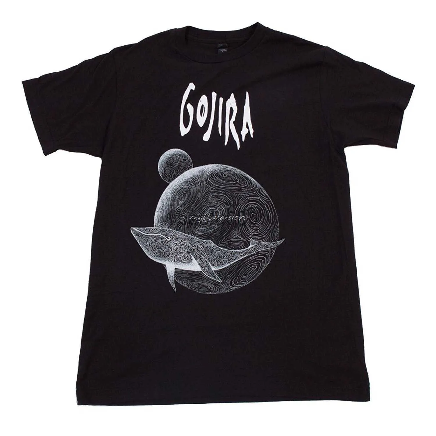 Men's T-Shirts Gojira Flying Whale T-Shirt - Large "Short Sleeves Fashion T Shirt drop shipping " J230807