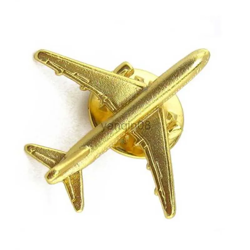 Pins Brooches Metal Airplane Brooch Diy Fashion Pin Alloy Badge Vintage Pin Buckle Badge Buckle Jewelry Accessories HKD230807