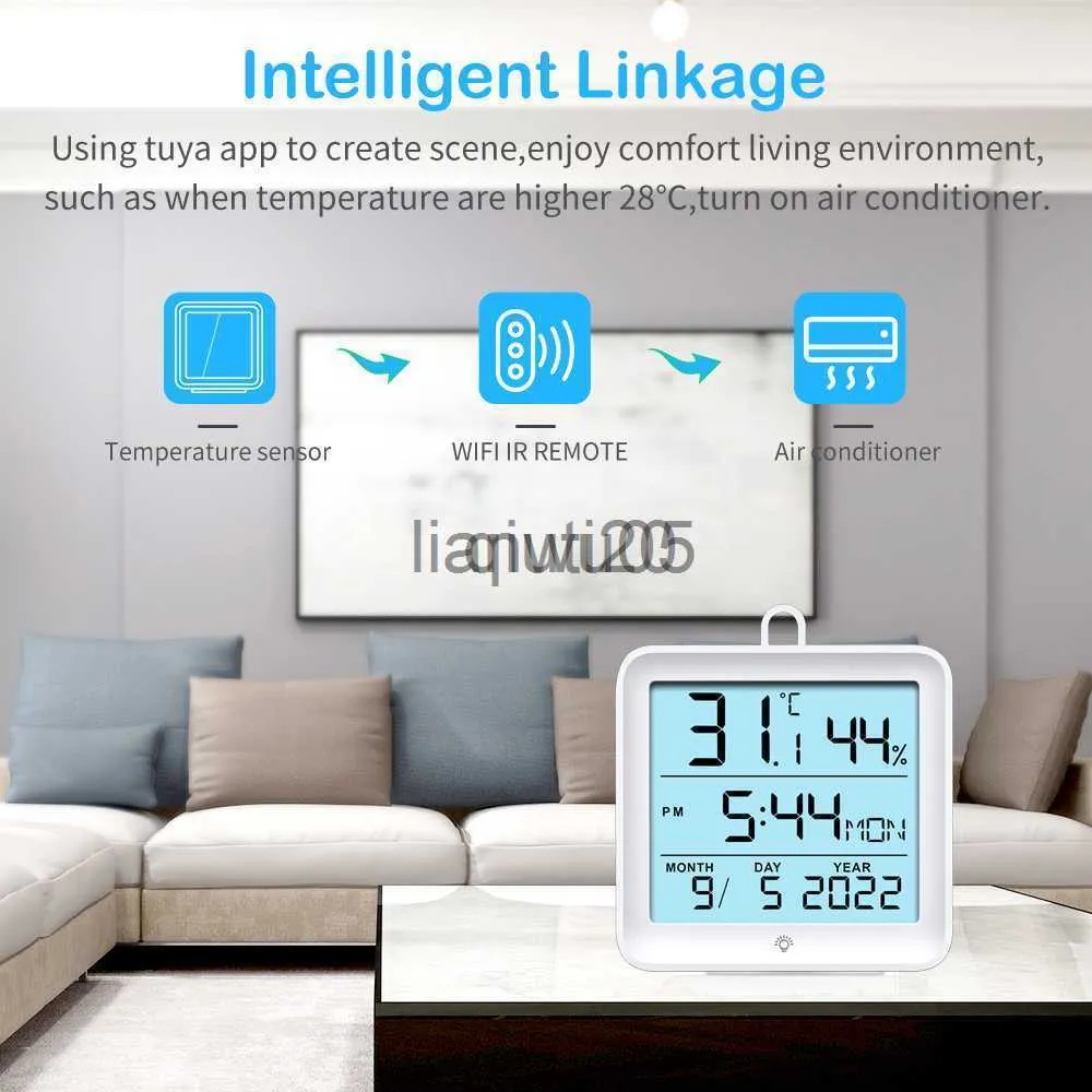 Smart Home Control Tuya Smart WIFI Sensore Di Temperatura E