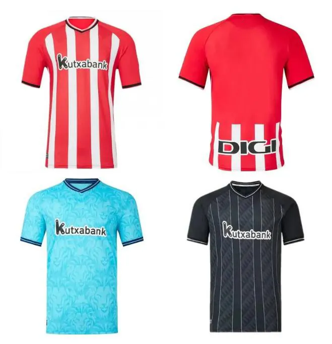 MUNIAIN 10 Soccer Jersey 23-24 Home Away Black Thai Quality Shirts Personnalisé dhgate wholesale UNAI LOPEZ 8 WILLIAMS 9 BERENGUER 12 VILLALIBRE 20 RAUL GARCIA 22 Design