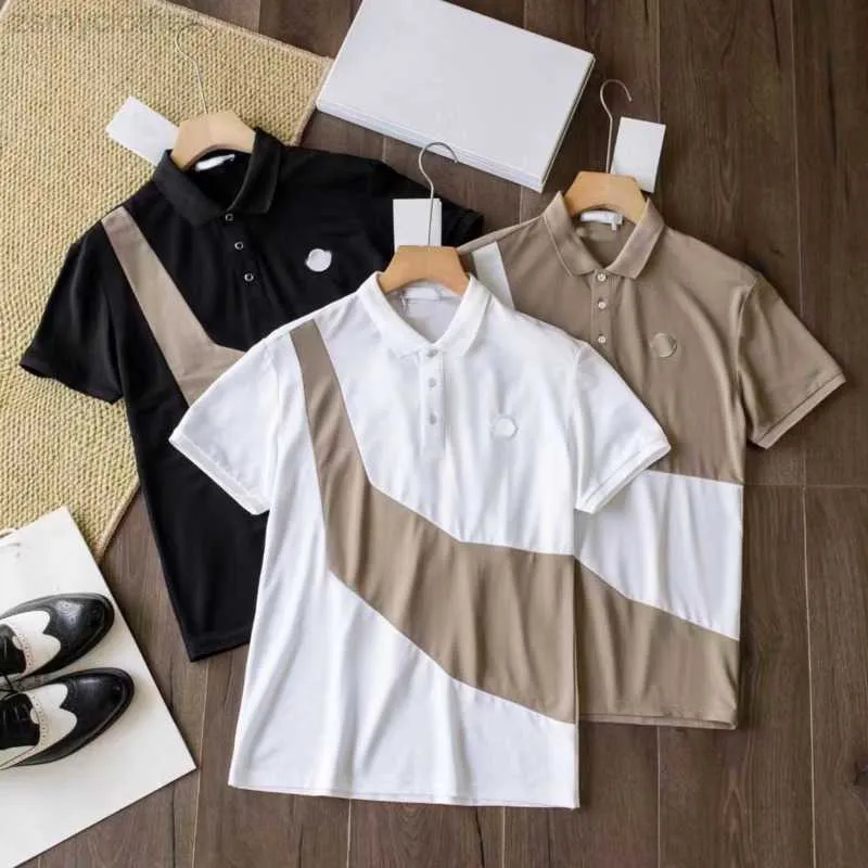 Męskie koszulki designerski koszulka męska francuska marka Polo koszulka damska moda haftowane litery Busines