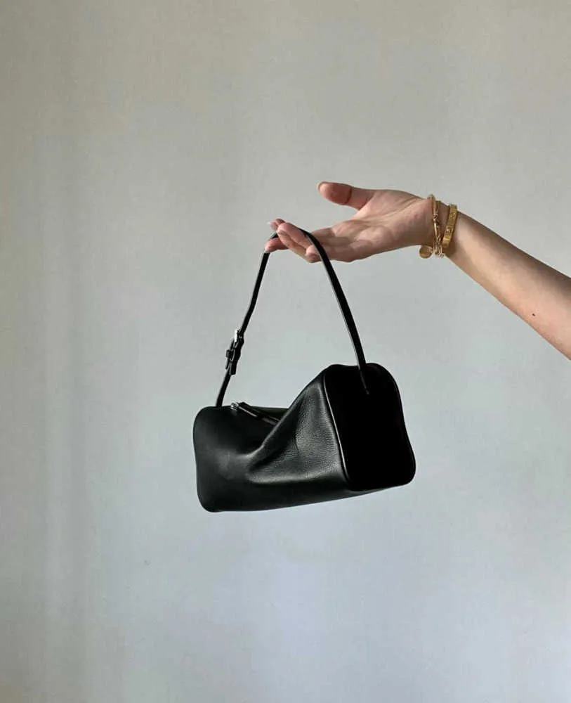 The Row Bag Designer Suede Penholder Reverse 90s Mini Simple Handbag Couro Feminino Premium touch touch Simples europeu e americano