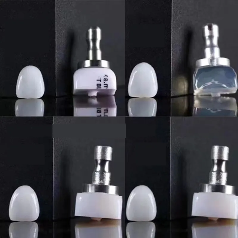 5 Pezzi Blocchi C14 Emax Vetro Dentale Ceramica Litio Dislicato - Foto 8