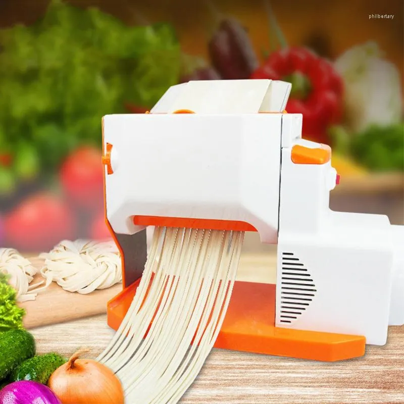 Elektrisk nudelpressmaskin Hushåll pasta maker pressande mjöl dumpling wonton hud som gör bladet växelbart