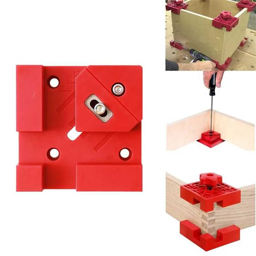 Professionele handgereedschapsets Verstelbare hoekklem van 90 graden Rechts Houtbewerkingsframe DIY Glasklemmen Hoek Holder174N