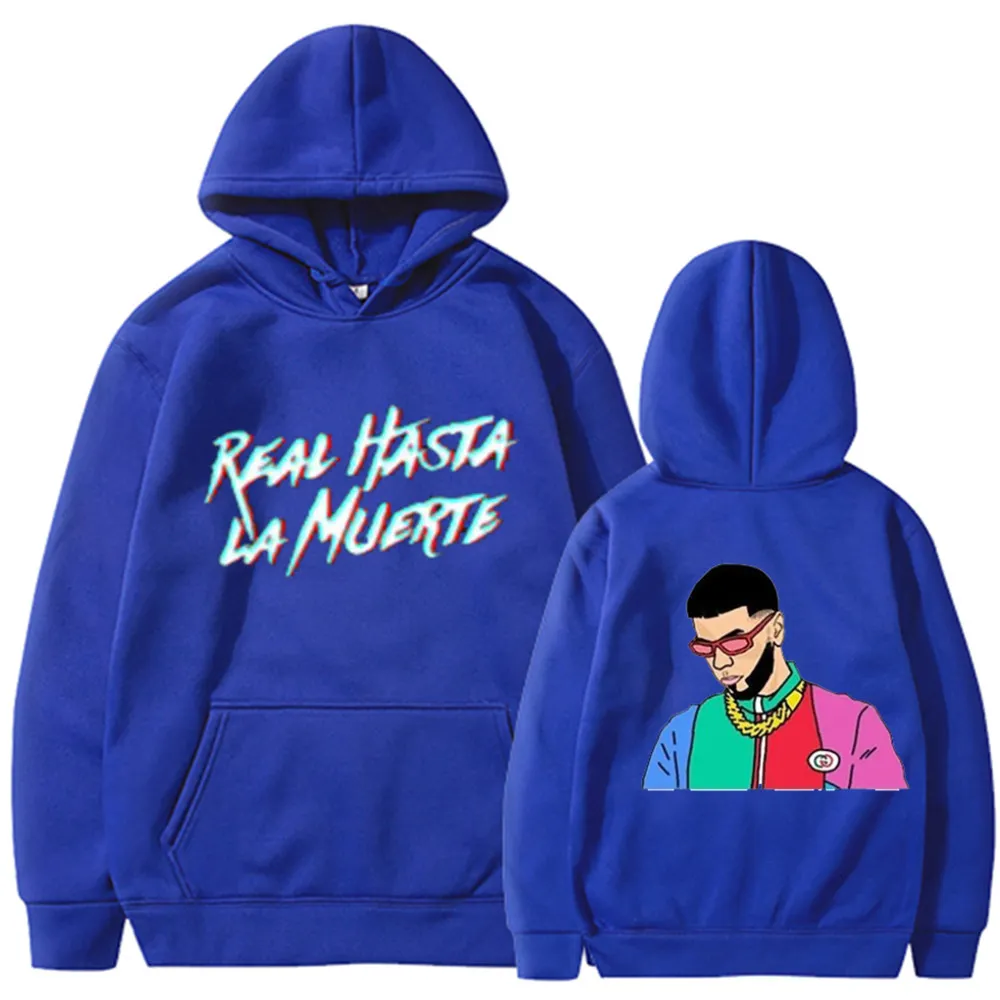 Anuel AA Printed Best Hoodie Reddit Coat Real Hasta La Muerte