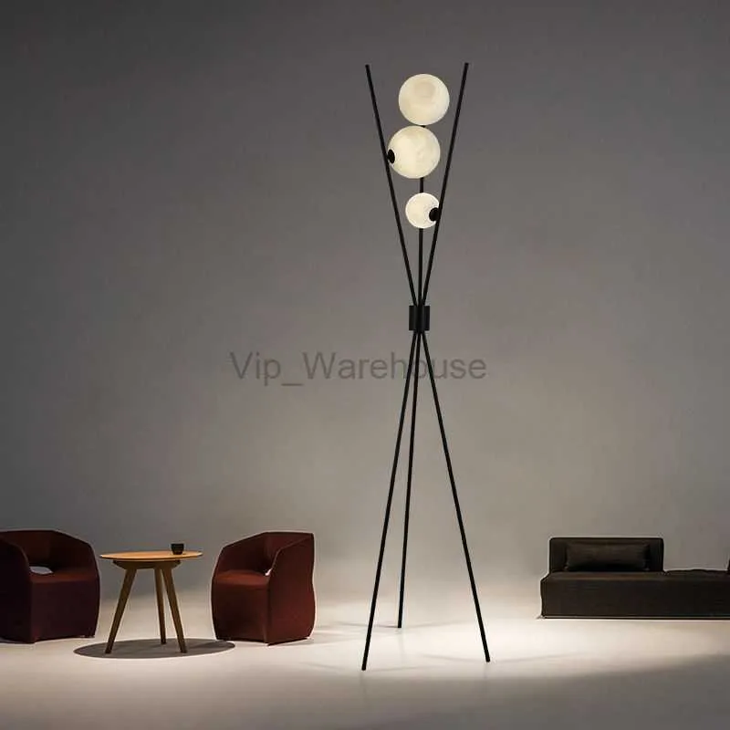 Modern Minimalist 3D Printing Design Moon Floor Lamp Living Room Bedroom Study LED Desk Lamp Aisle Wall Lamp Tripod Floor Lamp HKD230807